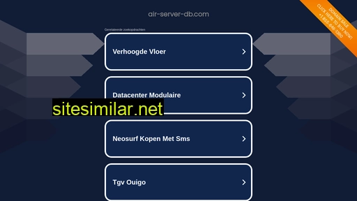 Air-server-db similar sites