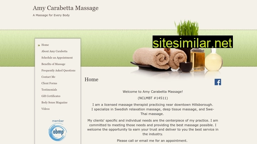 www.amycarabettamassage.massagetherapy.com alternative sites