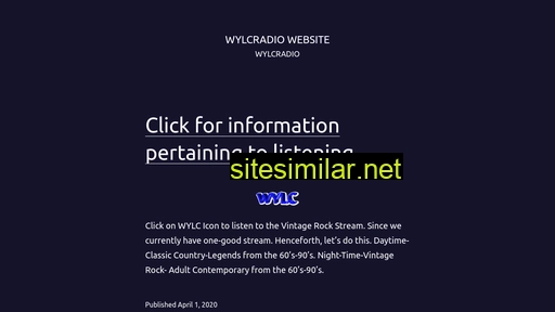 Wylcradio similar sites