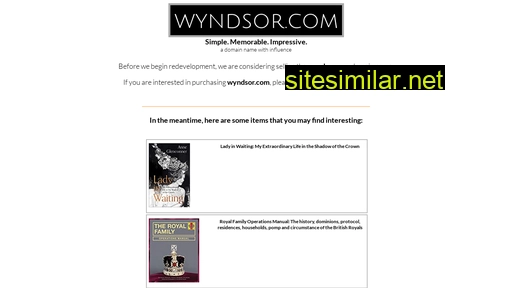wyndsor.com alternative sites