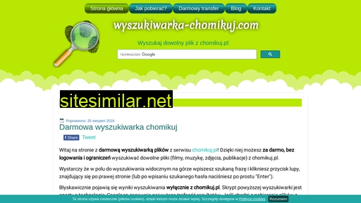 Wyszukiwarka-chomikuj similar sites