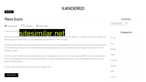 xandered.com alternative sites