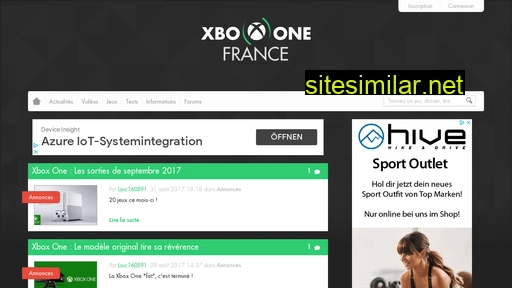 Xboxonefrance similar sites