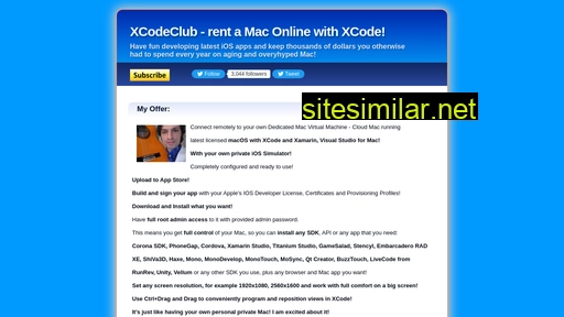 Xcodeclub similar sites