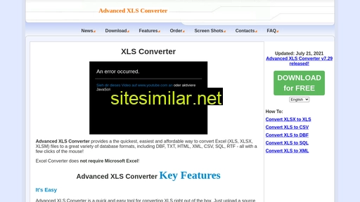 Xls-converter similar sites