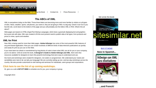 Xmlfordesigners similar sites