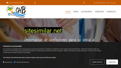 comercialhispanobrasileña.com alternative sites