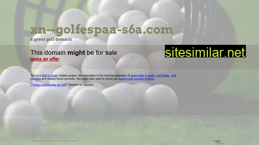 golfespaña.com alternative sites