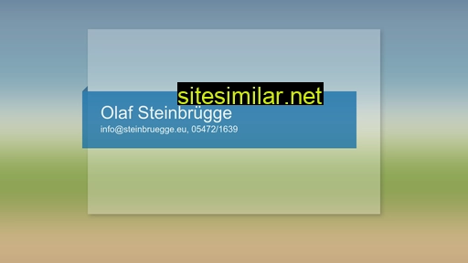 steinbrügge.com alternative sites