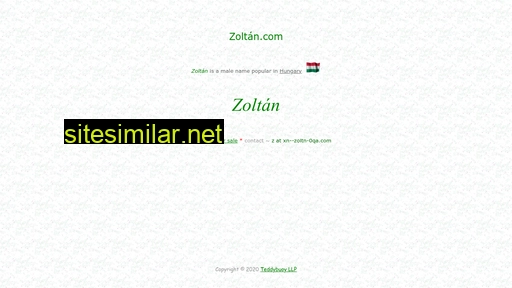 zoltán.com alternative sites
