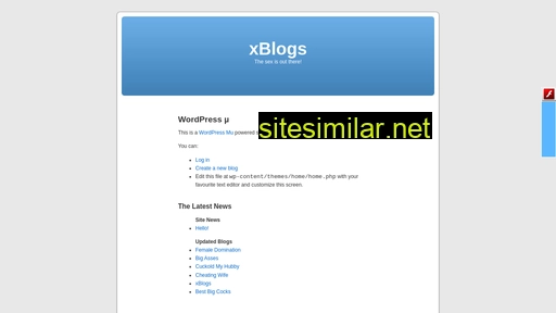 X-blogs similar sites