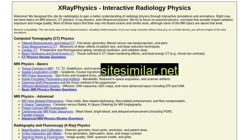 xrayphysics.com alternative sites
