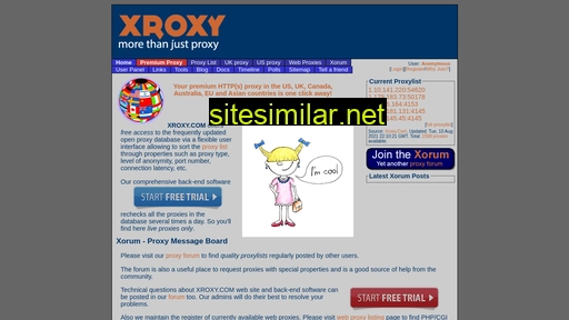 xroxy.com alternative sites