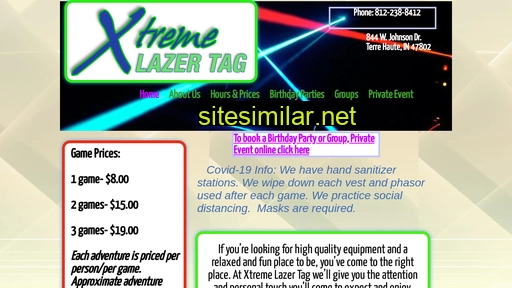 xtremelazertag.com alternative sites