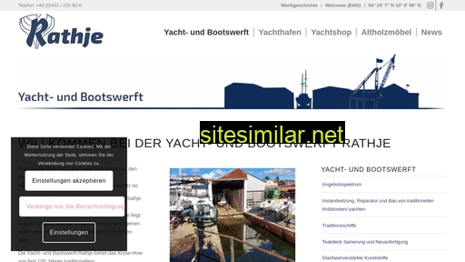 yachthafen-rathje.com alternative sites