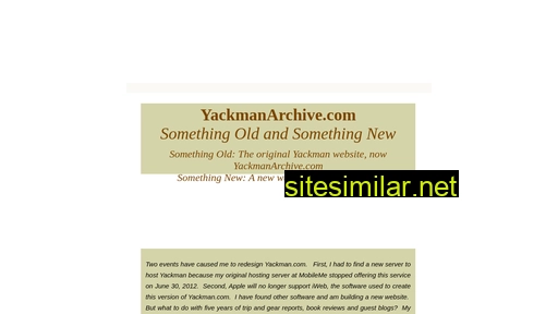yackmanarchive.com alternative sites