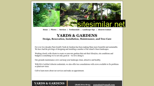 yardsandgarden.com alternative sites