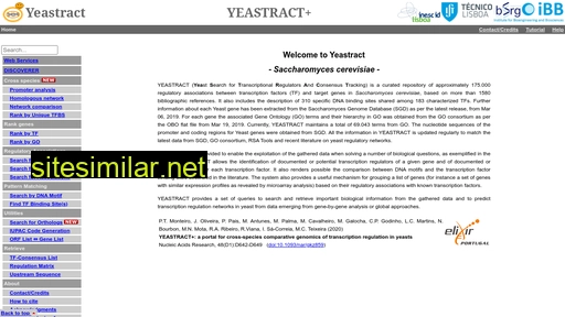 yeastract.com alternative sites