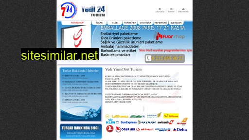 yedi24turizm.com alternative sites