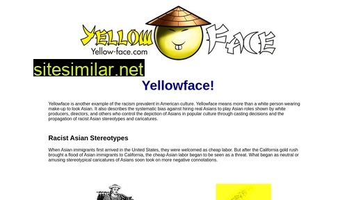 Yellow-face similar sites