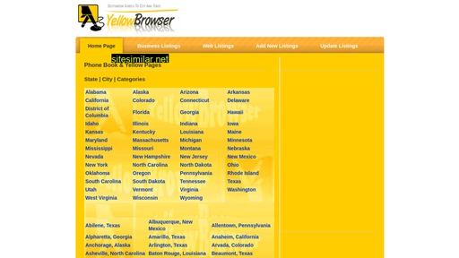 yellowbrowser.com alternative sites