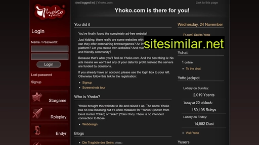 Yhoko similar sites