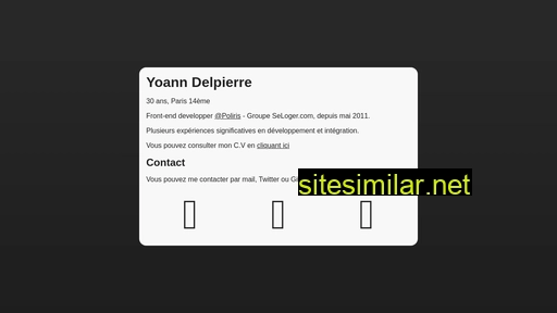 Yoann-delpierre similar sites