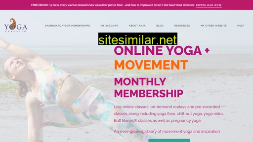 yogaembodiedonline.com alternative sites