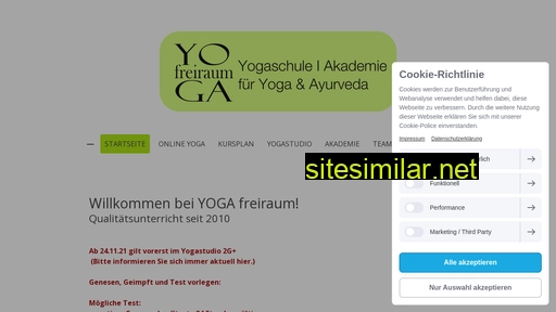 yoga-freiraum.com alternative sites