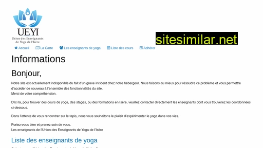 yoga-isere.com alternative sites