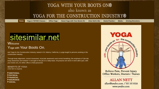 Yogawithyourbootson similar sites