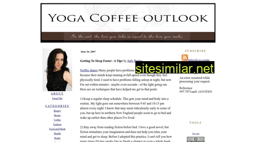 Yogacoffeeoutlook similar sites