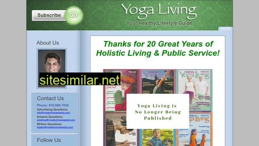 Yogalivingmagazine similar sites