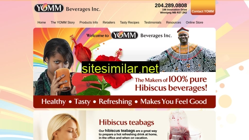 yommbeverages.com alternative sites