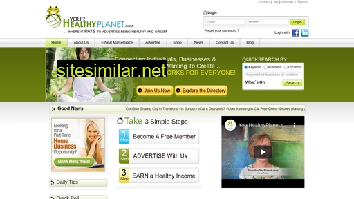 yourhealthyplanet.com alternative sites