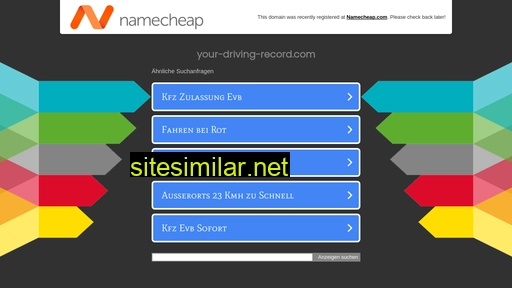 Your-driving-record similar sites