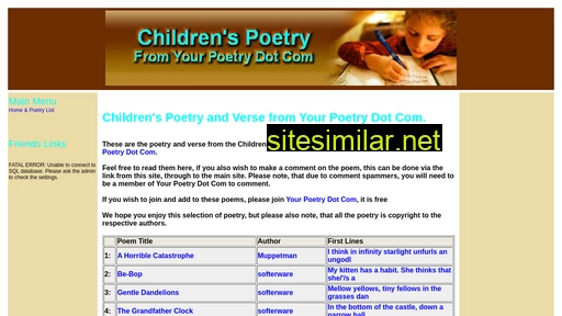 your-poets.com alternative sites