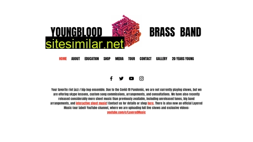youngbloodbrassband.com alternative sites