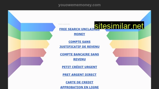 Youowememoney similar sites