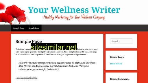 Yourwellnesswriter similar sites