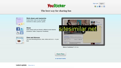 Yousticker similar sites