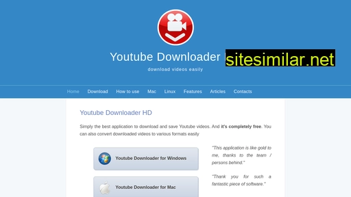 youtubedownloaderhd.com alternative sites