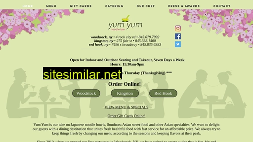 yumyumnoodlebar.com alternative sites