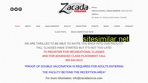 zacadacircus.com alternative sites
