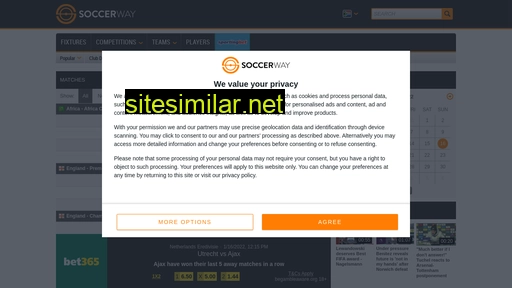 za.soccerway.com alternative sites