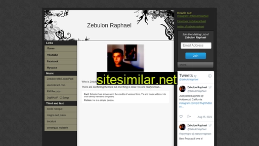 zebulonraphael.com alternative sites
