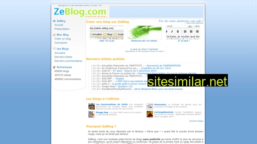 Zeblog similar sites