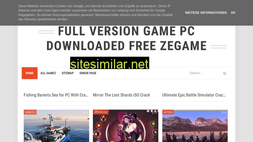 Zegamepc similar sites