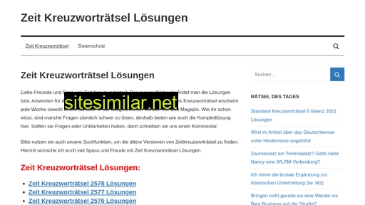 zeitkreuzwortraetsel.com alternative sites