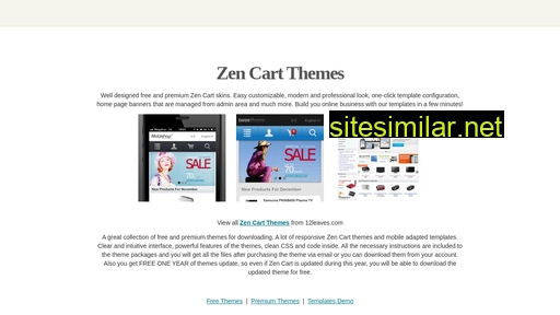 Zen-cart-themes similar sites